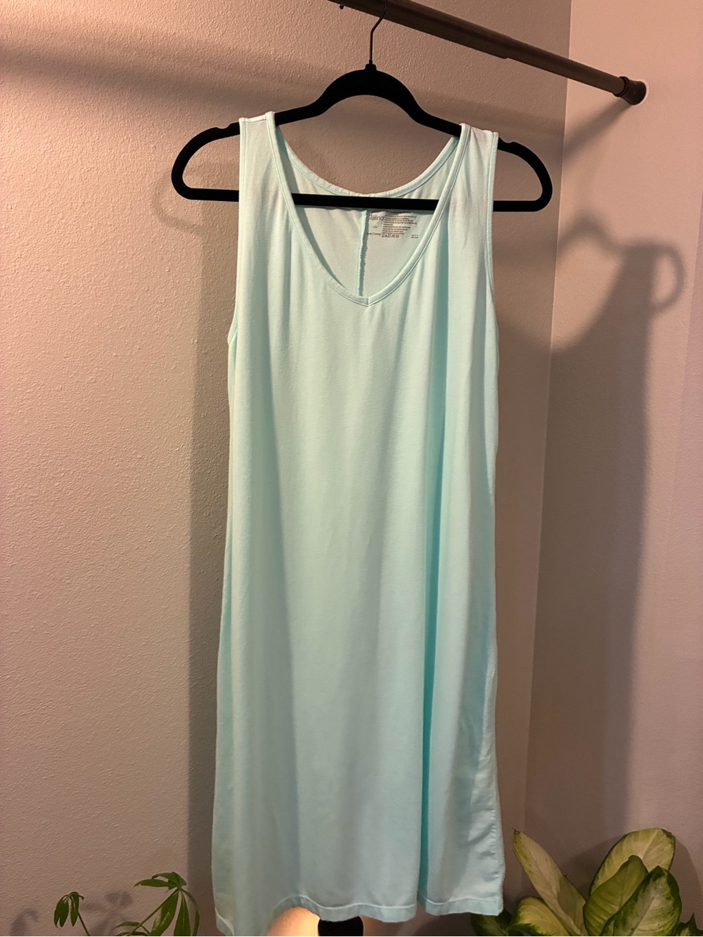 Felina Mint Green Sleeveless Lounge Dress Size Large